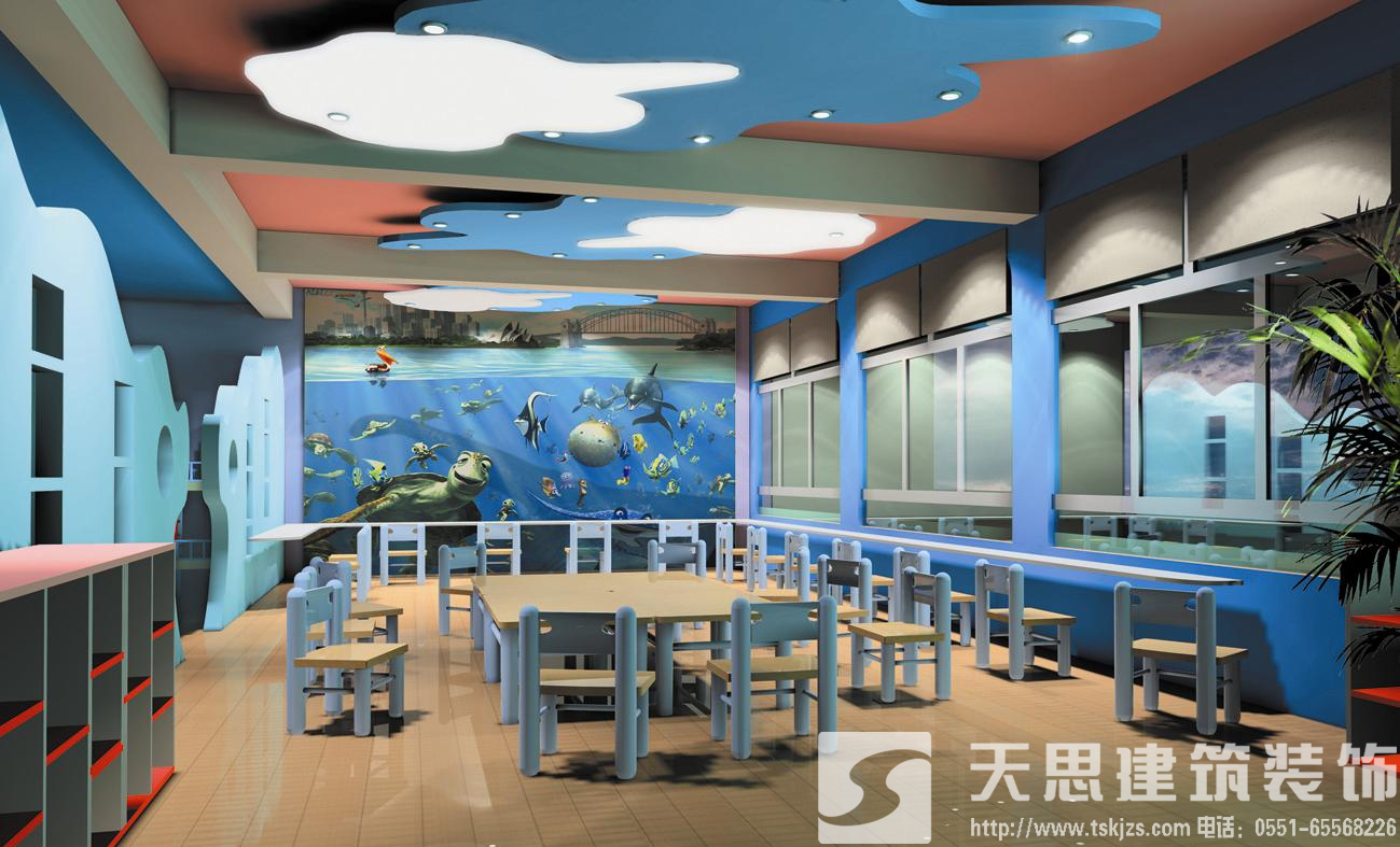 幼兒園裝修色彩搭配打造視覺(jué)樂(lè)園