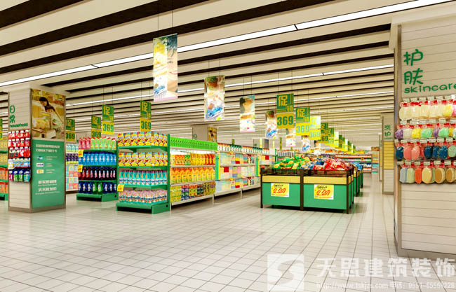 超市裝修設(shè)計(jì)打造購物新天地